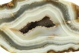 Enchanting, Polished Black River Agate - Argentina #209631-2